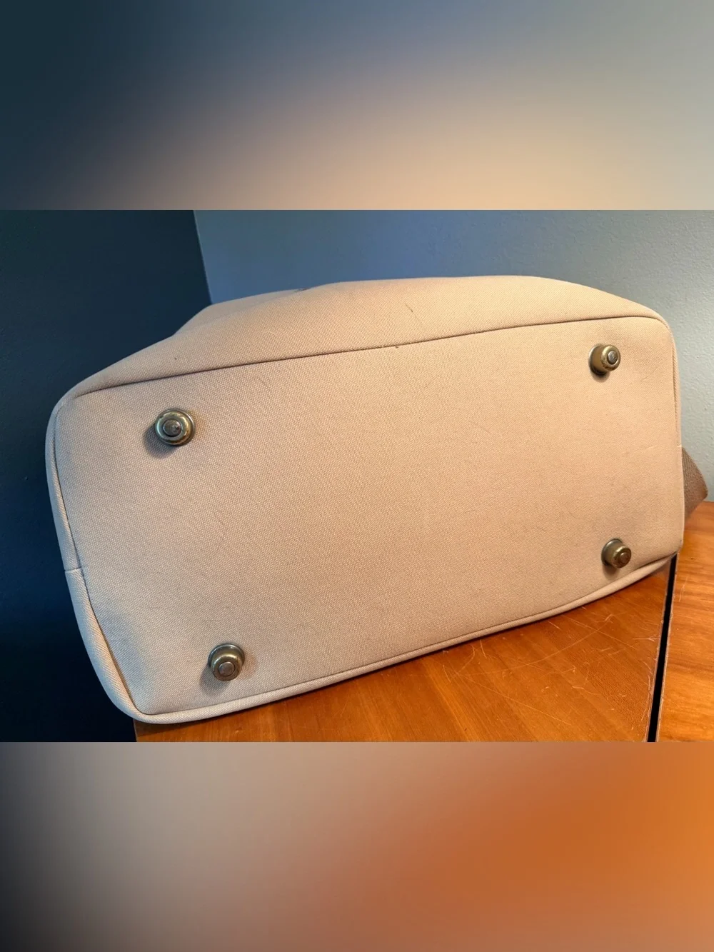 Tommy Bahama Paradise Weekender Duffle Canvas Bag w/ Leather Trim ✈️